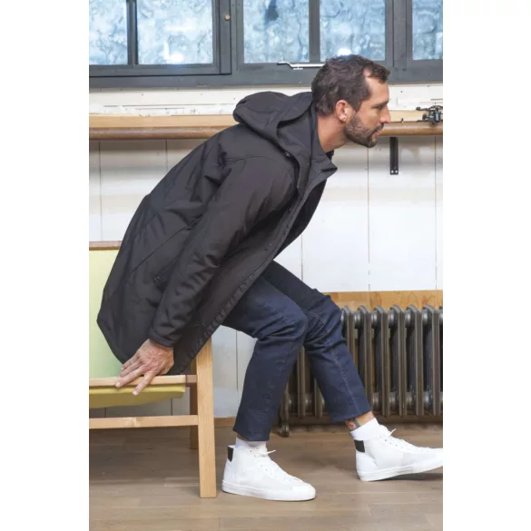 ne03793 - Palton softshell barbati Achille Neoblu [Deep Black]