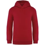 ns404 - Hanorac cu gluga pentru copii - Native Spirit - [Hibiscus Red]