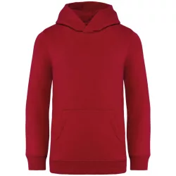   ns404 - Hanorac cu gluga pentru copii - Native Spirit - [Hibiscus Red]