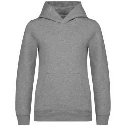   ns404 - Hanorac cu gluga pentru copii - Native Spirit - [Moon Grey Heather]