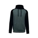 PA369-Hanorac-cu-gluga-barbati-ADULT-TWO-TONE-HOODED-SWEATSHIRT-Grey-H