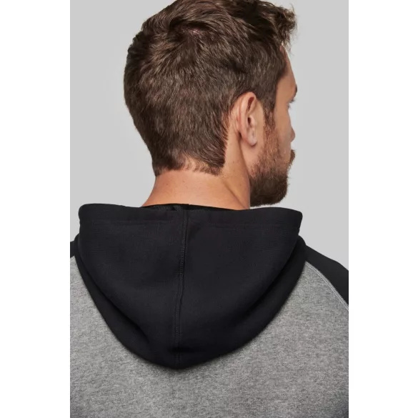 PA369-Hanorac-cu-gluga-barbati-ADULT-TWO-TONE-HOODED-SWEATSHIRT-Grey-H