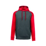 PA369-Hanorac-cu-gluga-barbati-ADULT-TWO-TONE-HOODED-SWEATSHIRT-Grey-H
