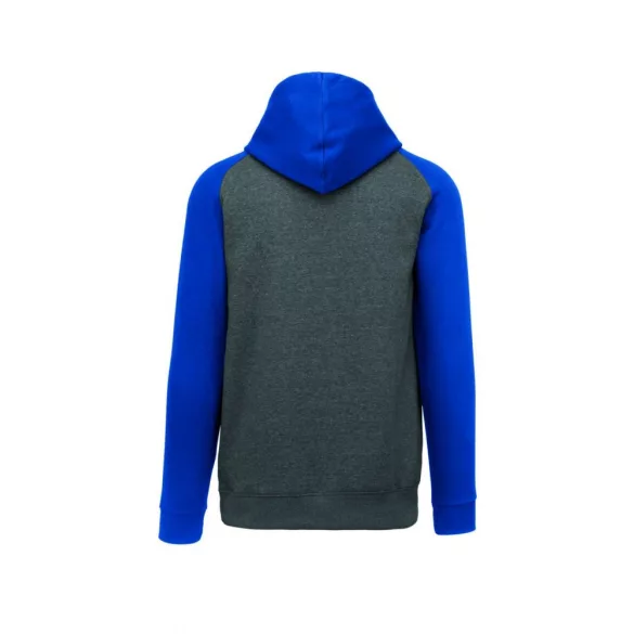 PA369-Hanorac-cu-gluga-barbati-ADULT-TWO-TONE-HOODED-SWEATSHIRT-Grey-H