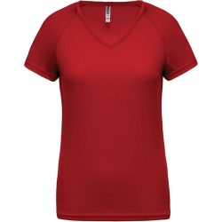 pa477re-Tricou-sport-adult-dama-PROACT-SPORT-V-NECK-Red