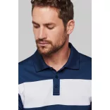 pa493-Tricou-polo-adult-barbat-PROACT-POLYESTER-Sporty-Royal-Blue-Whit