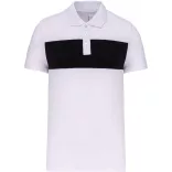 pa493-Tricou-polo-adult-barbat-PROACT-POLYESTER-White-Black