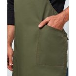 pr121 - Sort cu baveta organic cu cusaturi contrastante COLOURS COLLECTION - [Khaki/Brown]