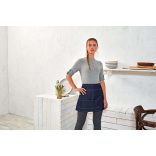 pr125 - Sort de brau cu cusatura de blug PREMIER - [Black Denim]