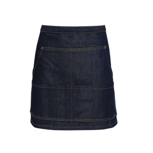 pr125 - Sort de brau cu cusatura de blug PREMIER - [Indigo Denim]