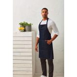 pr126 - Sort cu baveta si cusatura de blug PREMIER - [Black Denim]