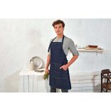 pr126 - Sort cu baveta si cusatura de blug PREMIER - [Black Denim]