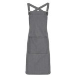 pr129 - Sort cu bretele incrucisate BARISTA - [Grey Denim]