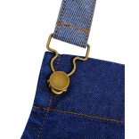 pr134 - Sort cu baveta si aspect de blug DISTRICT - [Indigo Denim]