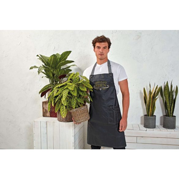 pr134 - Sort cu baveta si aspect de blug DISTRICT - [Indigo Denim]