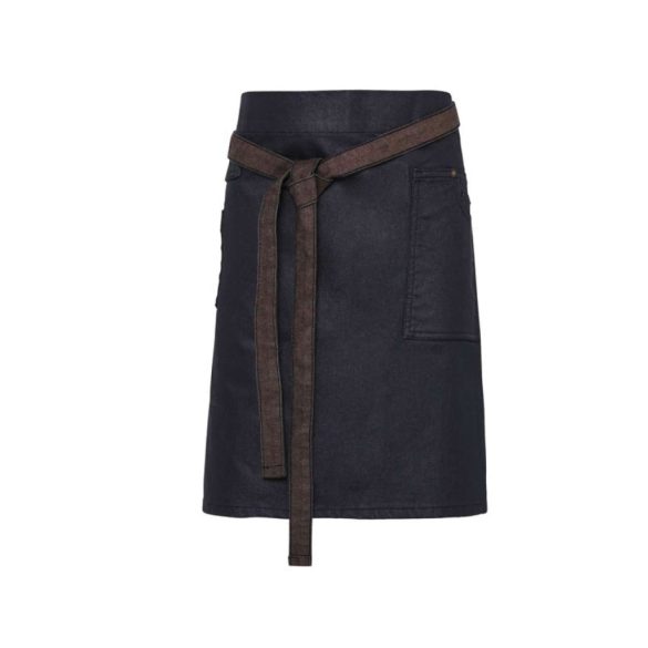 pr135 - Sort de brau din denim DIVISION - [Indigo/Brown Denim]