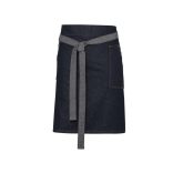 pr135 - Sort de brau din denim DIVISION - [Indigo Denim]