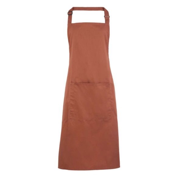 pr154 - Sort cu baveta si buzunar COLOURS COLLECTION - [Chestnut]