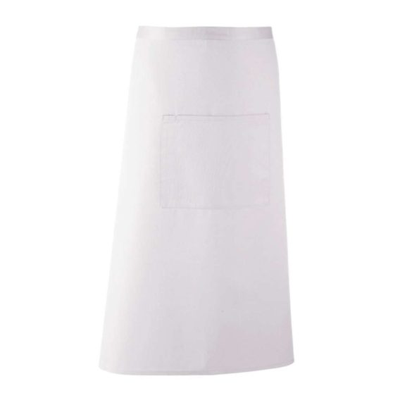 pr158 - Sort de bar cu buzunar COLOURS COLLECTION - [White]