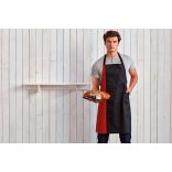 pr162 - Sort cu baveta in 2 culori COLOURS COLLECTION - [Brown/Natural]