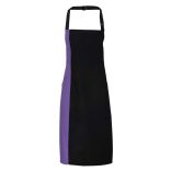 pr162 - Sort cu baveta in 2 culori COLOURS COLLECTION - [Black/Purple]