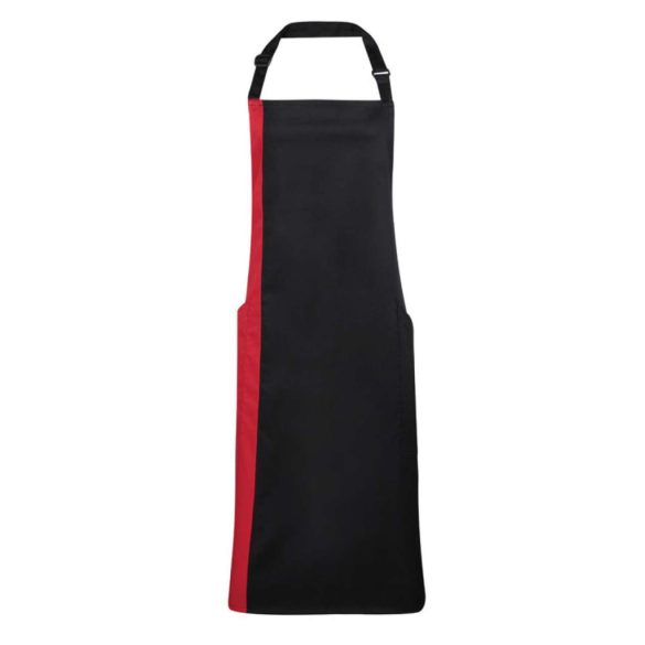 pr162 - Sort cu baveta in 2 culori COLOURS COLLECTION - [Black/Red]