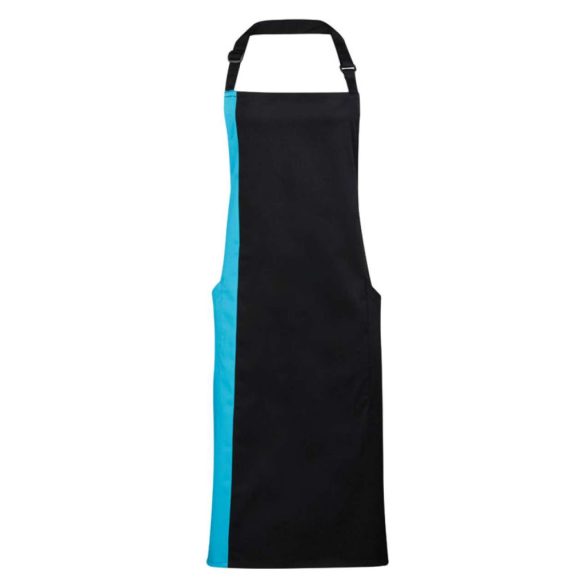 pr162 - Sort cu baveta in 2 culori COLOURS COLLECTION - [Black/Turquoise]