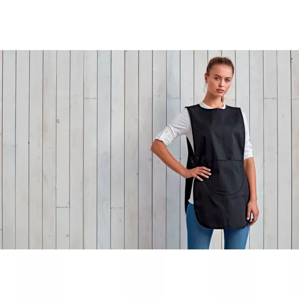 pr172 - Salopeta lunga de dama cu buzunare PREMIER - [Black]