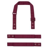 pr191 - Bretele colorate pentru sorturi SWAP and POP COLOURS - [Burgundy]