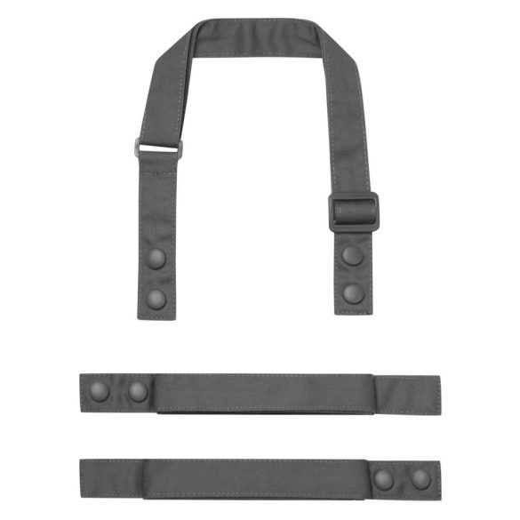 pr191 - Bretele colorate pentru sorturi SWAP and POP COLOURS - [Dark Grey]