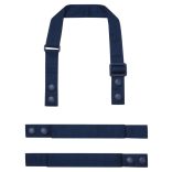 pr191 - Bretele colorate pentru sorturi SWAP and POP COLOURS - [Navy]