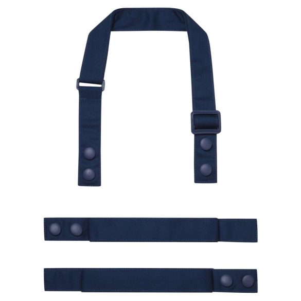 pr191 - Bretele colorate pentru sorturi SWAP and POP COLOURS - [Navy]