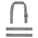 pr191 - Bretele colorate pentru sorturi SWAP and POP COLOURS - [Sage]