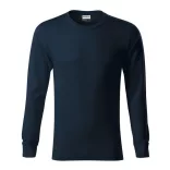 r050213-Tricou-unisex-Resist-LS-Albastru-marin-RIMECK
