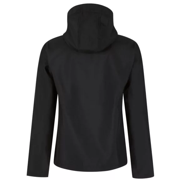 re701 - Softshell barbati cu 3 straturi si gluga Venturer [Black/Black]
