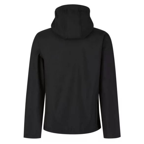 re701 - Softshell barbati cu 3 straturi si gluga Venturer [Black/Classic Red]