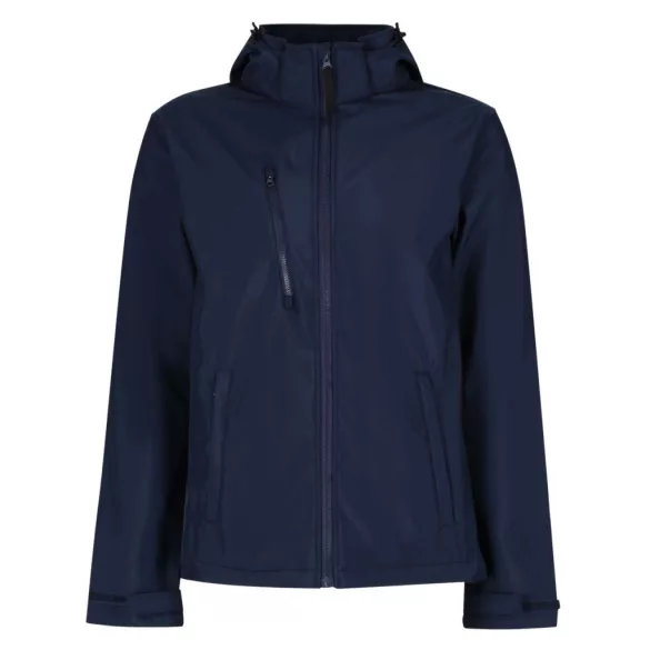 re701 - Softshell barbati cu 3 straturi si gluga Venturer [Navy/Navy]