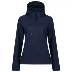   re702 - Softshell dama cu 3 straturi si gluga Venturer [Navy/Navy]
