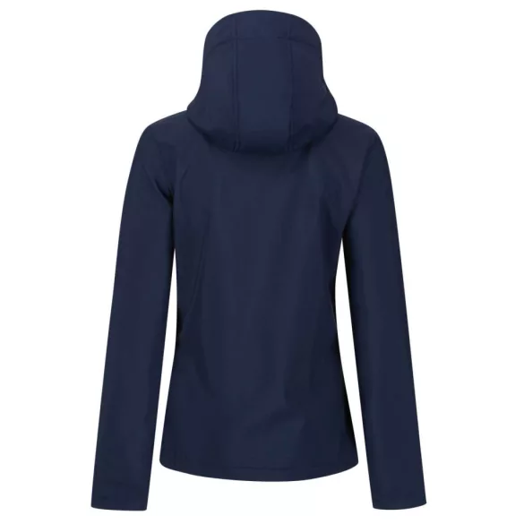 re702 - Softshell dama cu 3 straturi si gluga Venturer [Navy/Navy]