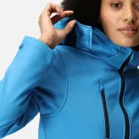 re702 - Softshell dama cu 3 straturi si gluga Venturer [Navy/Navy]