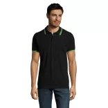 so00577-Tricou-polo-adult-barbat-Sols-Pasadena-Black-Lime