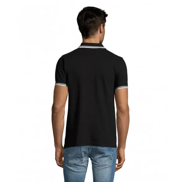 so00577-Tricou-polo-adult-barbat-Sols-Pasadena-Black-White