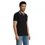 so00577-Tricou-polo-adult-barbat-Sols-Pasadena-Black-White