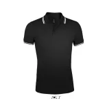 so00577-Tricou-polo-adult-barbat-Sols-Pasadena-Black-White