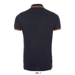 so00577-Tricou-polo-adult-barbat-Sols-Pasadena-French-Navy-Neon-Orange