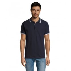 so00577-Tricou-polo-adult-barbat-Sols-Pasadena-French-Navy-White
