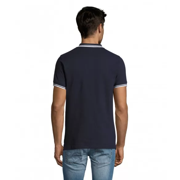 so00577-Tricou-polo-adult-barbat-Sols-Pasadena-French-Navy-White