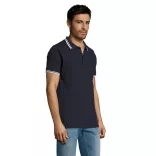 so00577-Tricou-polo-adult-barbat-Sols-Pasadena-French-Navy-White