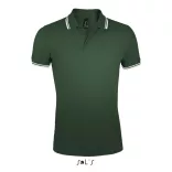 so00577-Tricou-polo-adult-barbat-Sols-Pasadena-Forest-Green-White