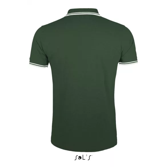 so00577-Tricou-polo-adult-barbat-Sols-Pasadena-Forest-Green-White